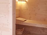 Sonderwunsch Sauna Fertigstellung